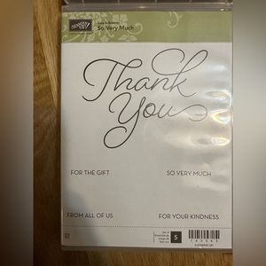 So Very Much Stampin Up Stamp Set